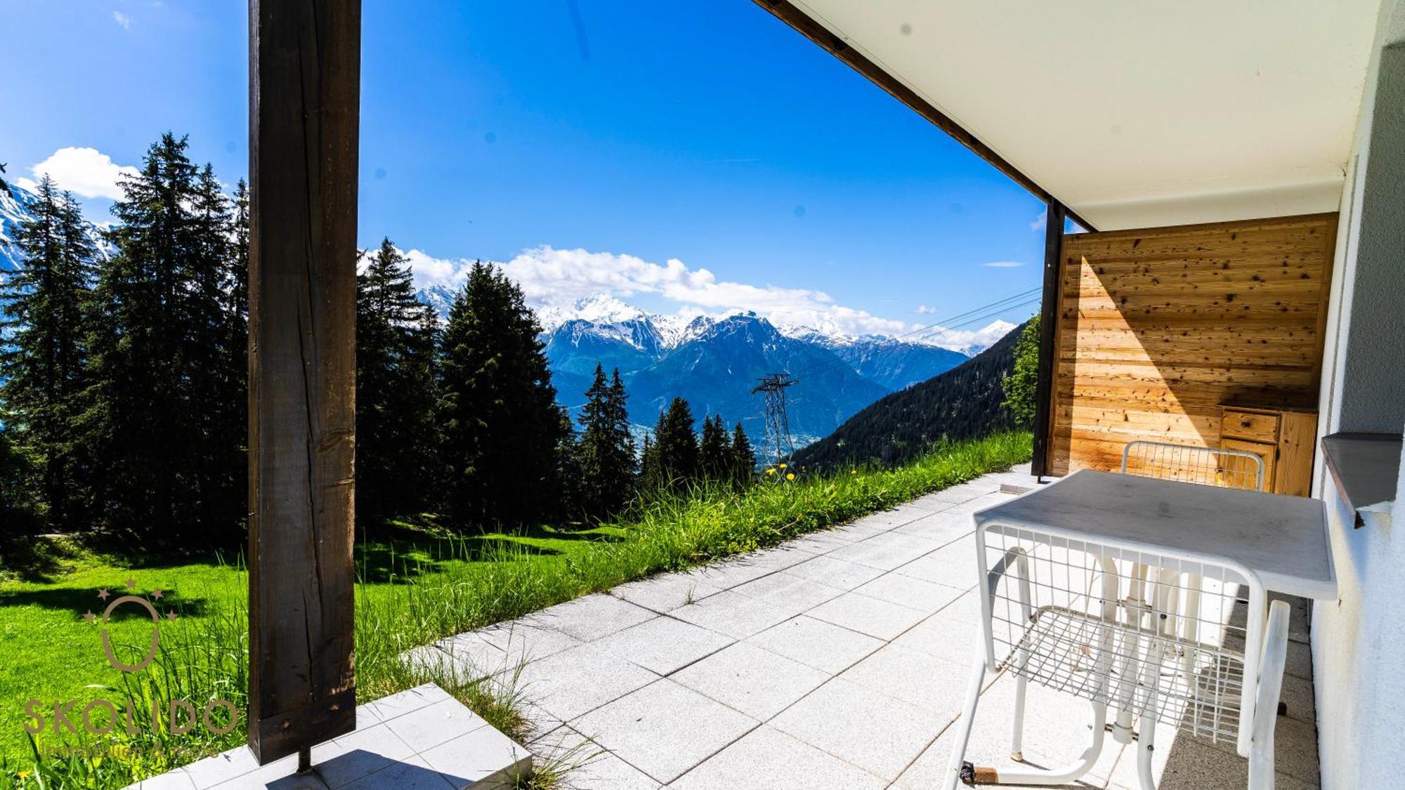 Haus Caroline, Riederalp Mitte Apartment ภายนอก รูปภาพ